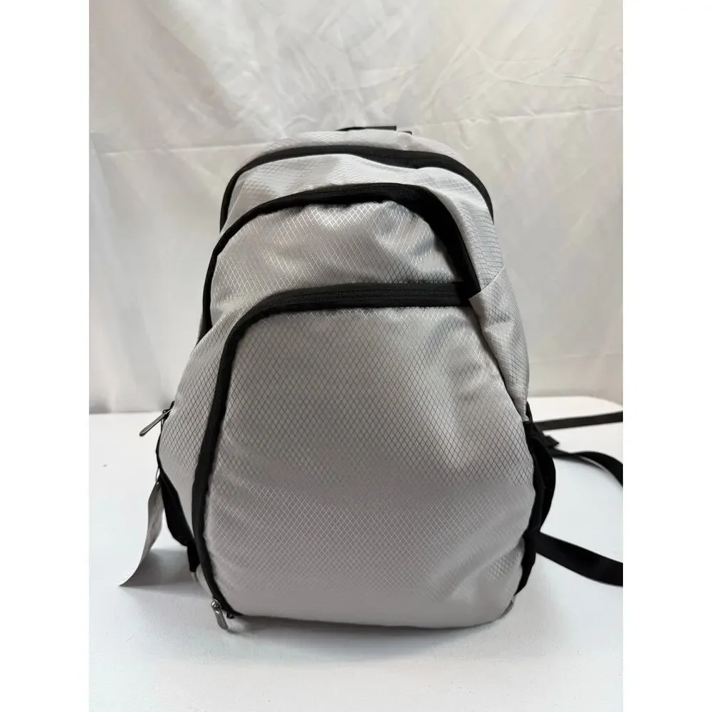 SPOENGRU Small Backpack for Women Men, Convertible Sling Backpack Grey